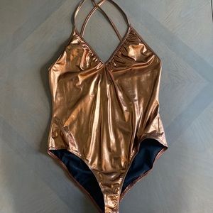 Bronze bodysuit